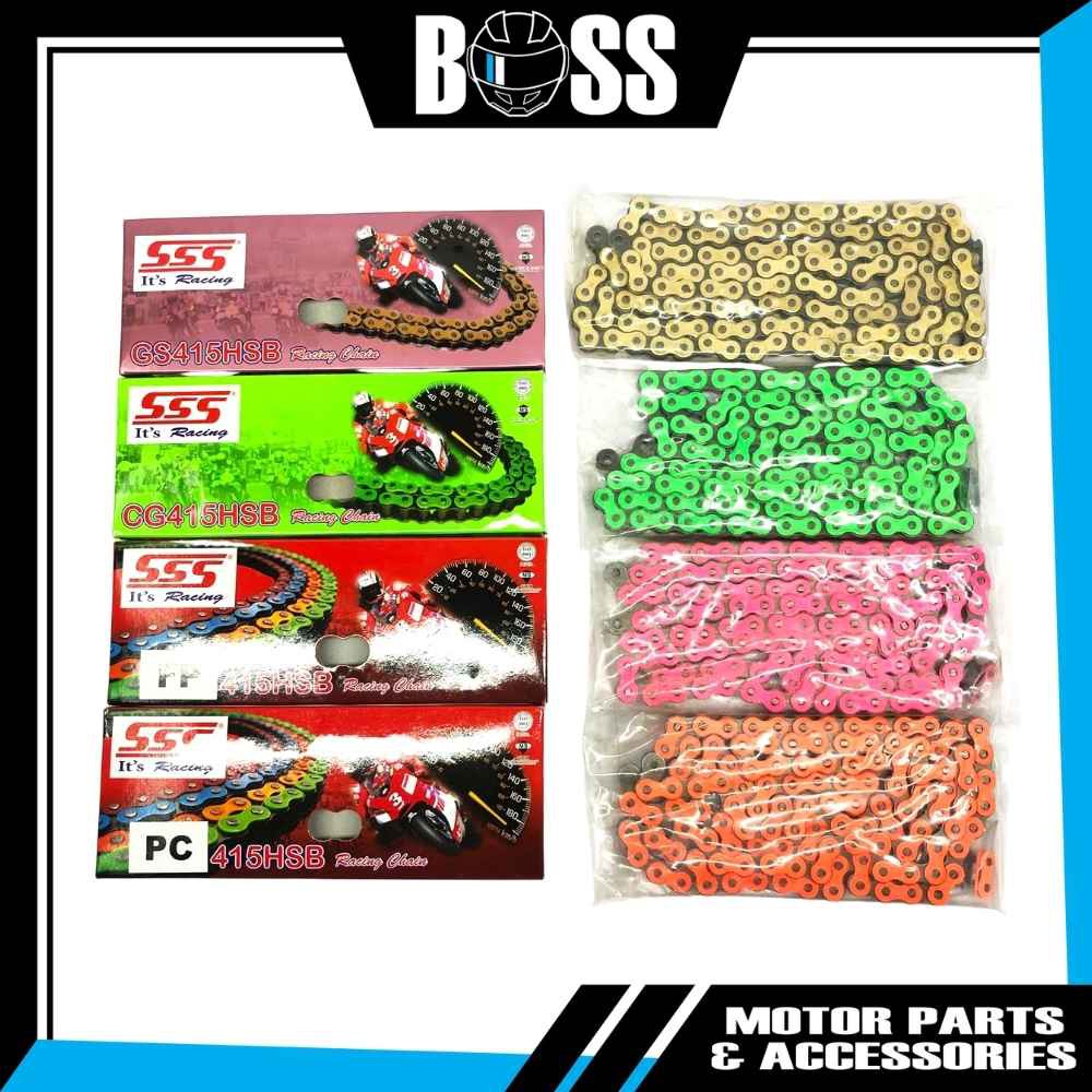 [SSS] 415 HSB Colourful Motorcycle Chain Rantai Motor Berwarna (4 Colours)