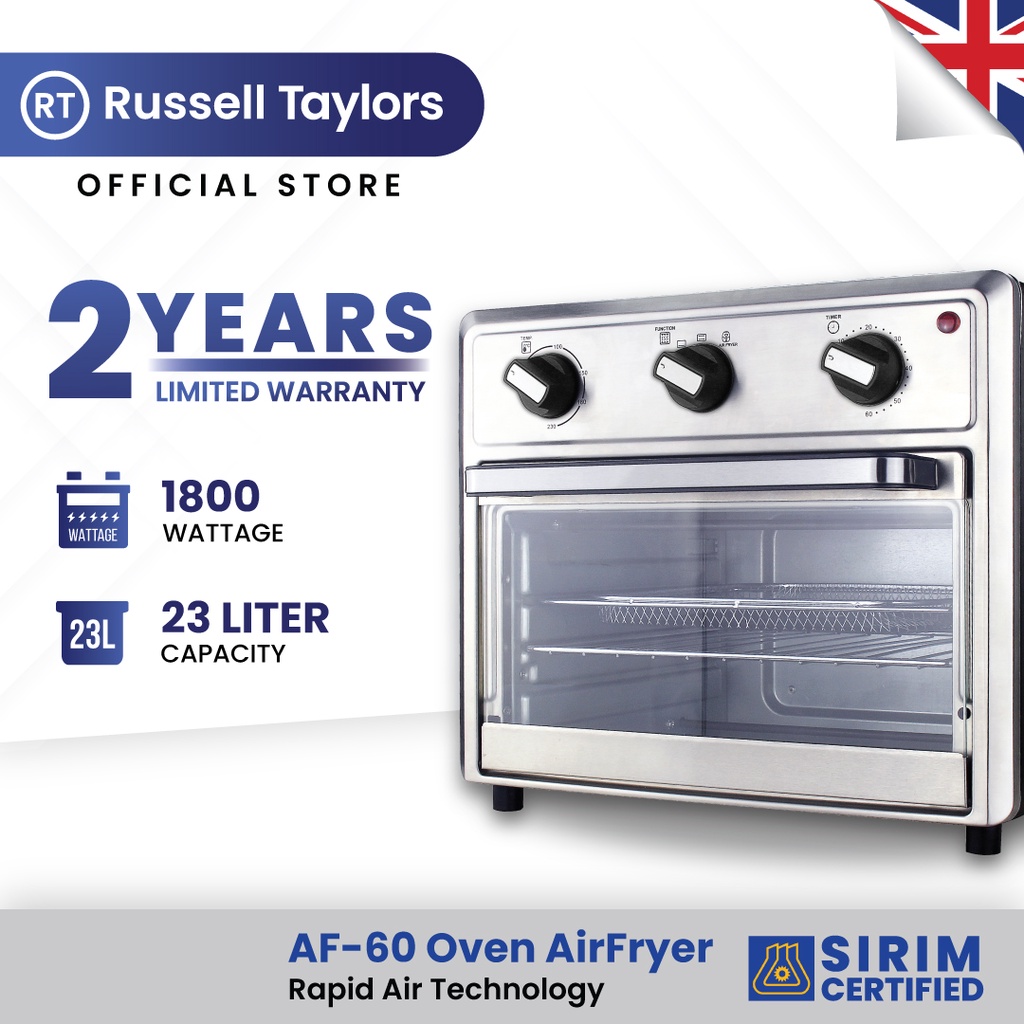 Russell Taylors Oven Air Fryer 23L 1800W AF-60