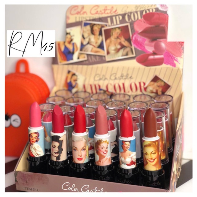 COLOUR CASTLE LIPSTICK 1BOX(24PCS) | Shopee Malaysia