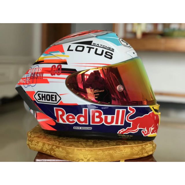 Free Visor Shoei X14 Marc Marquez Red Bull Catalunya 16 Shopee Malaysia