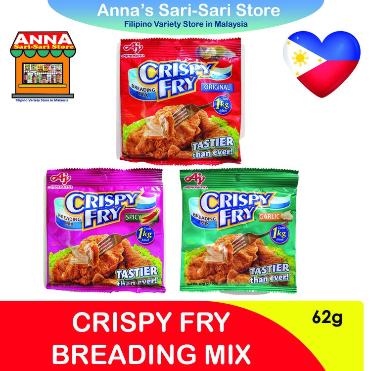 CRISPY FRY Chicken Spicy, Original & Garlic Flavor