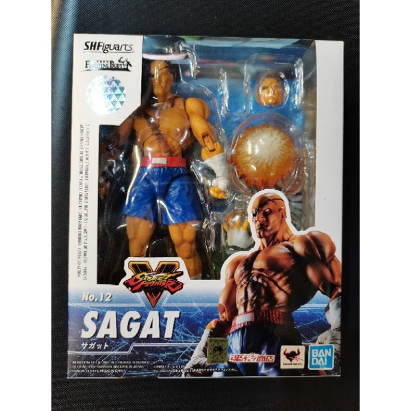 Bandai S H Figuarts Shf Street Fighter V Sagat Action Figure Mib Shopee Malaysia