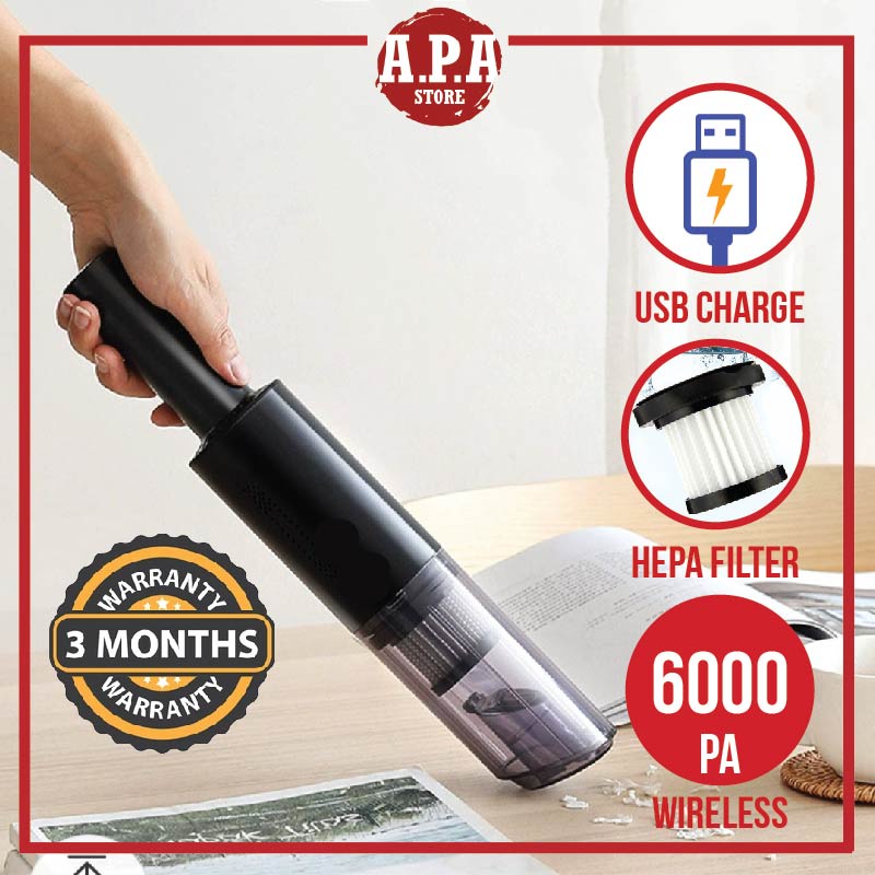 APA Portable Car Vacuum Cordless Wireless Multifunction Handheld Vacuum