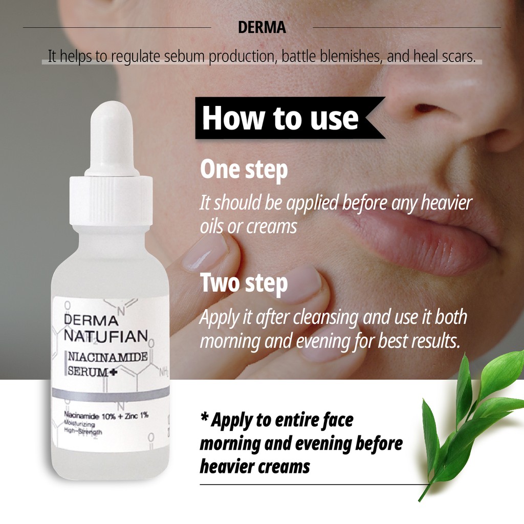 derma niacinamide serum