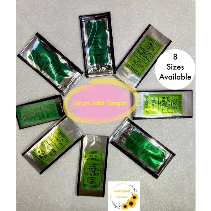 (ORIGINAL) Jarum Tangan Royal & Regal Hand Sewing Needle Jarum Jahit