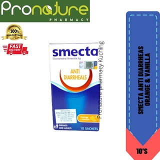 Smecta Anti Diarrheal Orange Vanilla Strawberry Flavour 12 S Shopee Malaysia