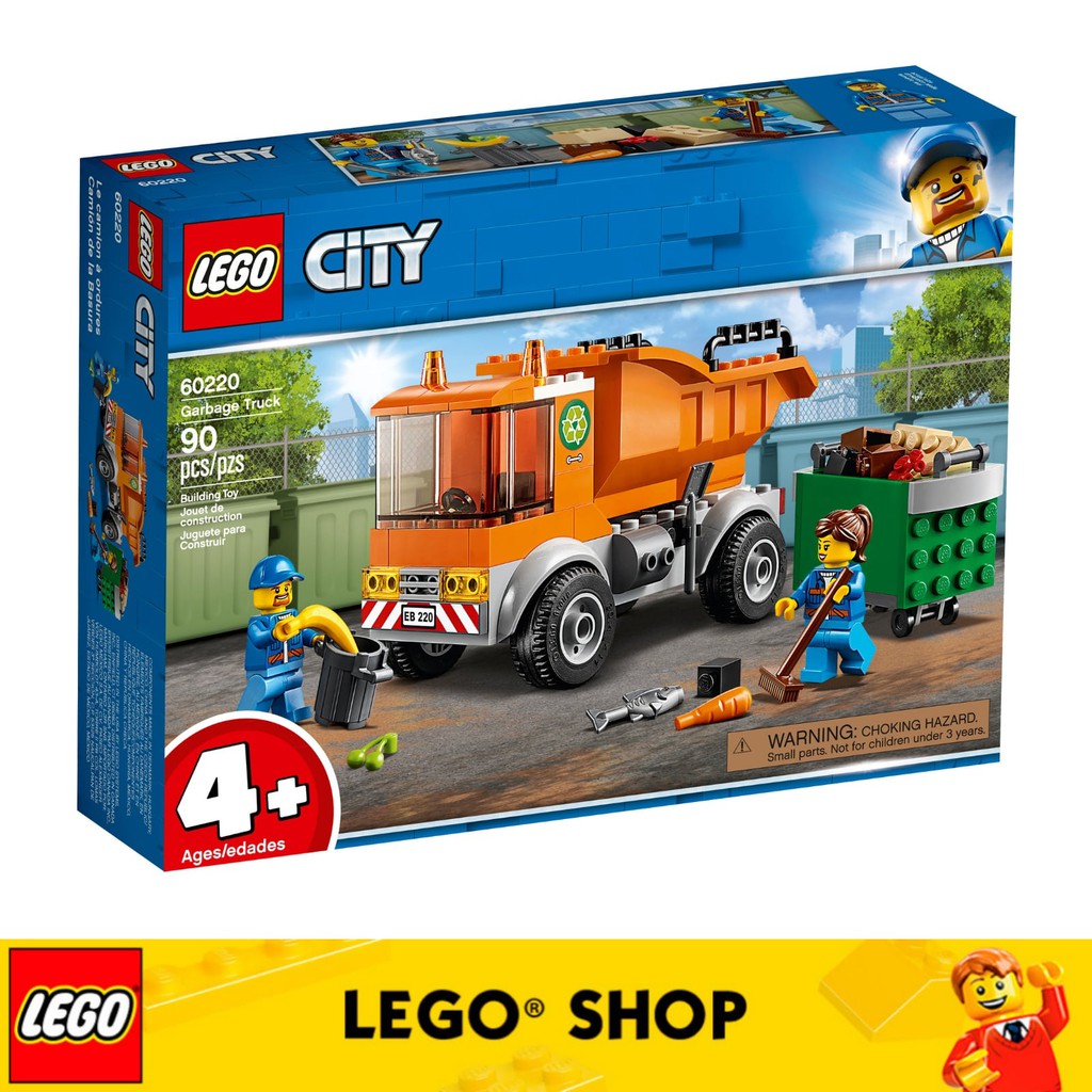  LEGO  City  Great Vehicles Garbage Truck 60220 Shopee  