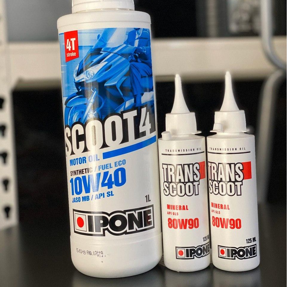 IPONE SCOOTER ENGINE OIL GEAR OIL ORIGINAL nmax nvx xmax pcx vario