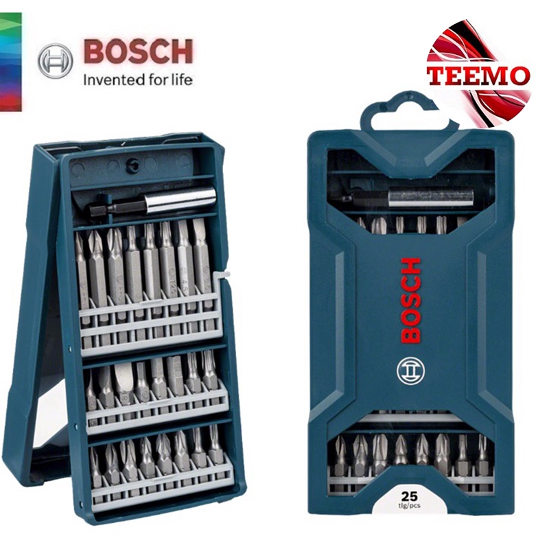 Ready Stock Teemo Bosch 25 Pieces Mini X Line Screwdriver Bit