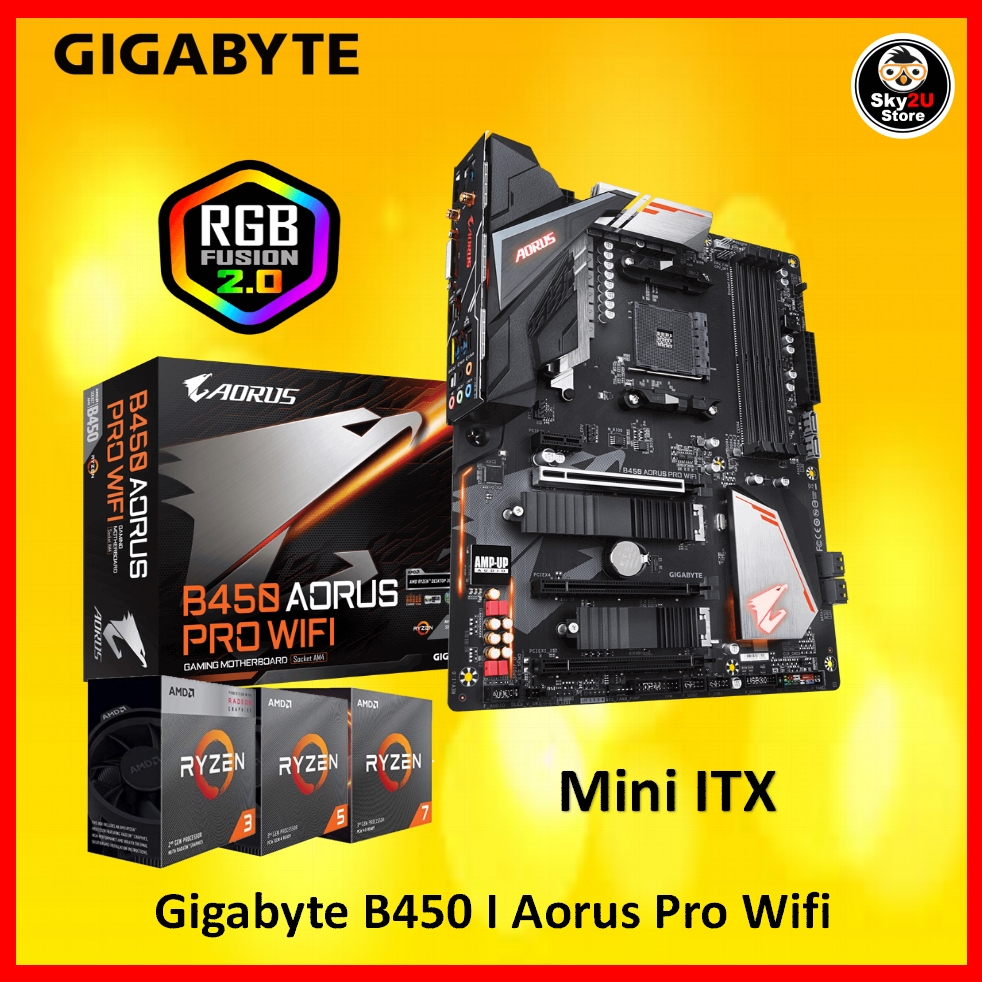 Gigabyte b450 i aorus pro wifi обзор