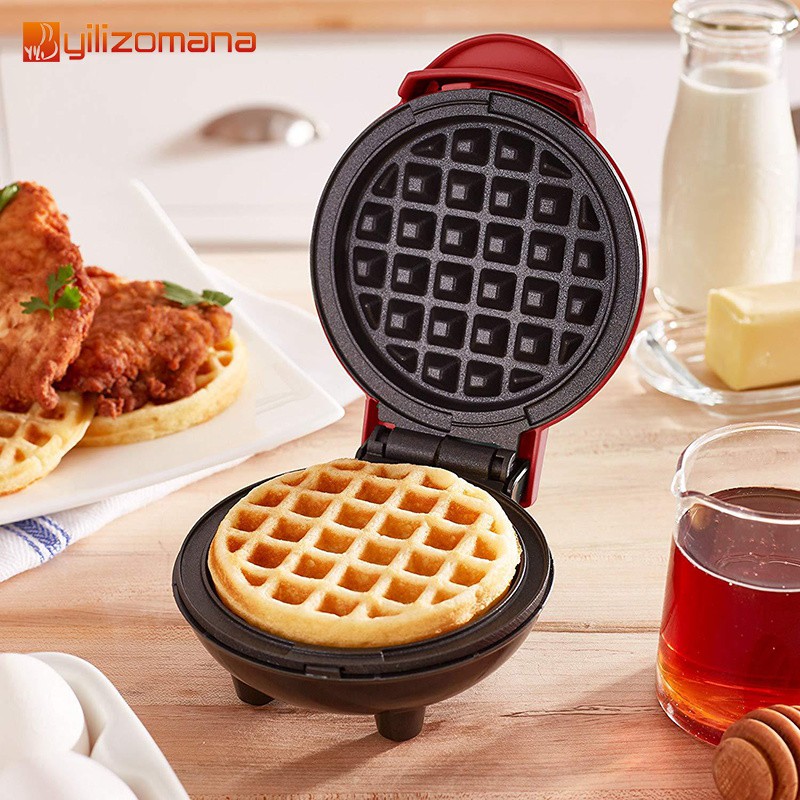 Mesin Waffer Elektrik Yilizomana Household Waffle Maker Machine 20cm / Mini Waffle Maker Machine 12cm (350W/1200W)