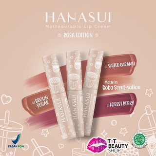 Hanasui Mattedorable Lip Cream Series BOBA EDITION | Tntbeauty TnT Beauty Shop
