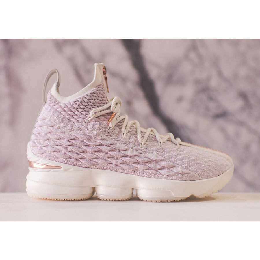 lebron 15 kith rose gold