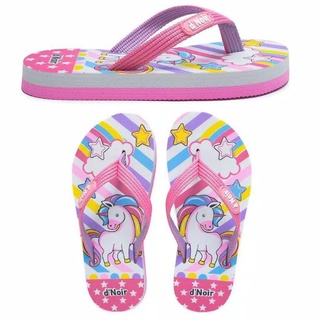 J'nior Child's Flat Sandals| Child Character Slippers | Unicorn Child Flip Flops