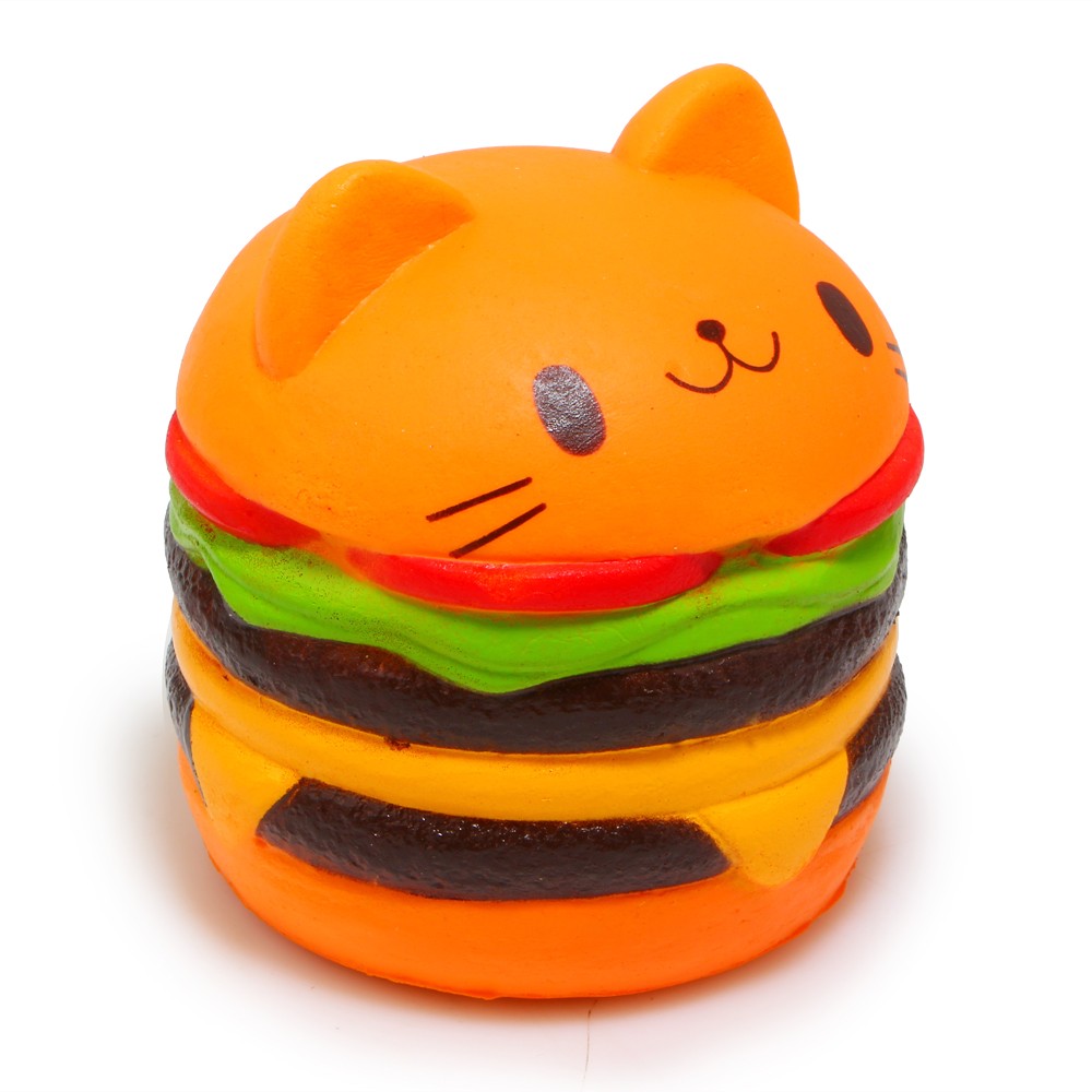 cat hamburger squishy