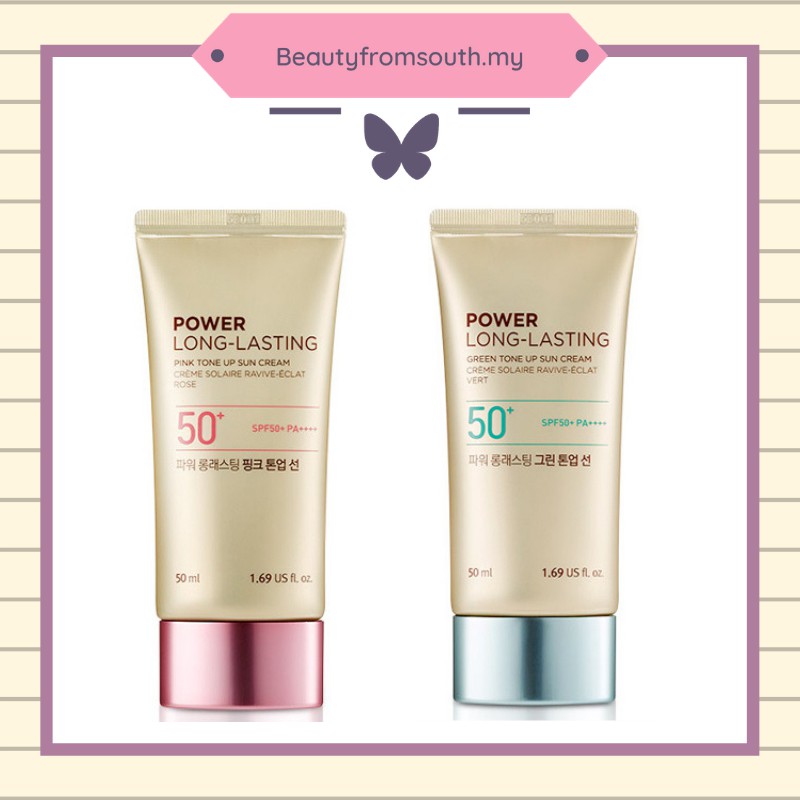 power long lasting sun cream the face shop