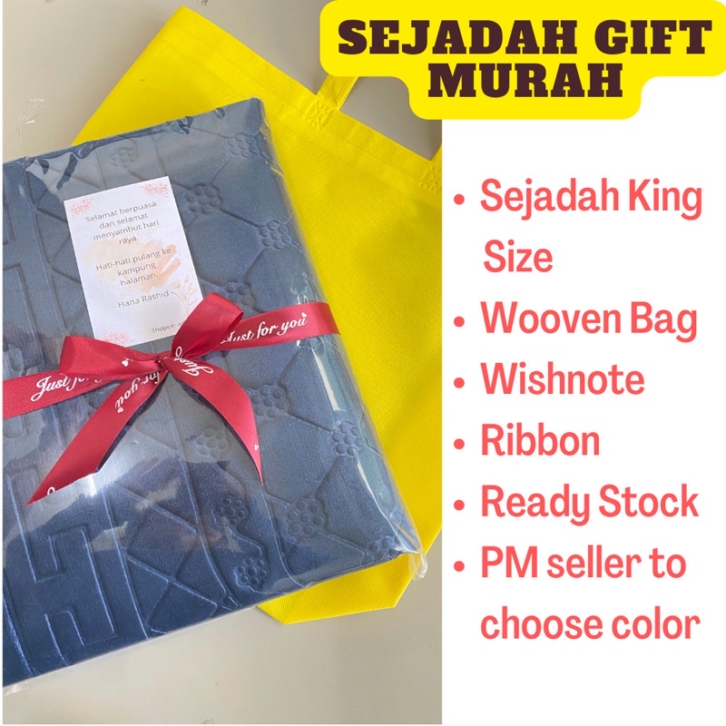 SEJADAH GEBU GIFT MURAH BALDU HADIAH PENGANTIN ANTI SLIP SAIZ BESAR