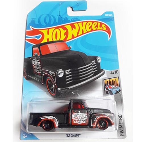 hot wheels 52 chevy black