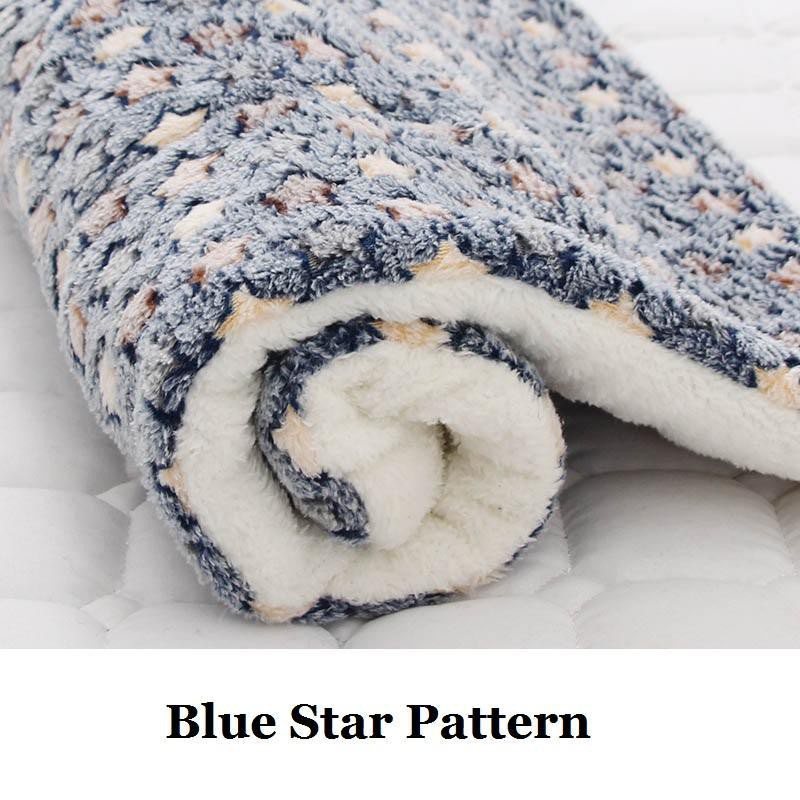 120x200cm, Blue PET SPPTIES Super Soft Coral Fleece Puppy Pet Blanket Washable Sleep Bed Mat for Dogs Cats PS051 