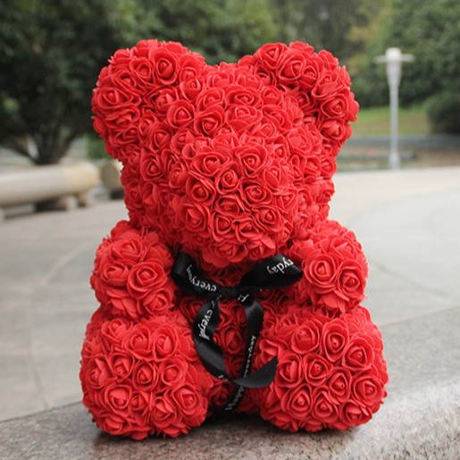 foam bear roses