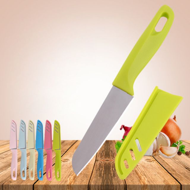 READY STOCK 01836, Fruits Knife With Cover Shopee Malaysia