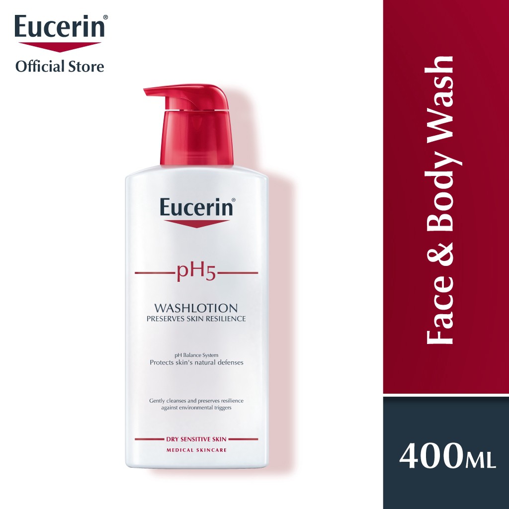 Eucerin pH5 Wash Lotion Body Wash (400ml) Shopee Malaysia