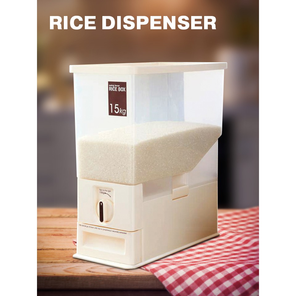 Rice Dispenser 15kg Pencatu Beras 15kg Shopee Malaysia
