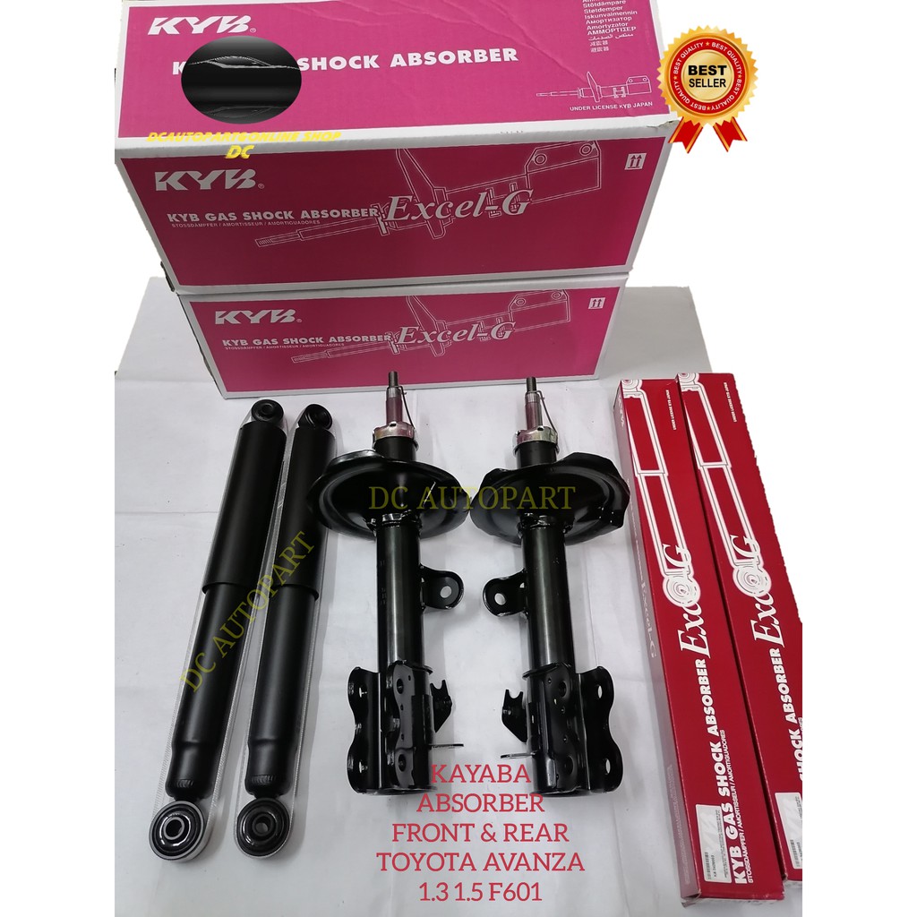 Kyb Kayaba Toyota Avanza 1 3 1 5 F601 F602 Frt Rr Abs Shock Absorber Front Rear Shopee Malaysia