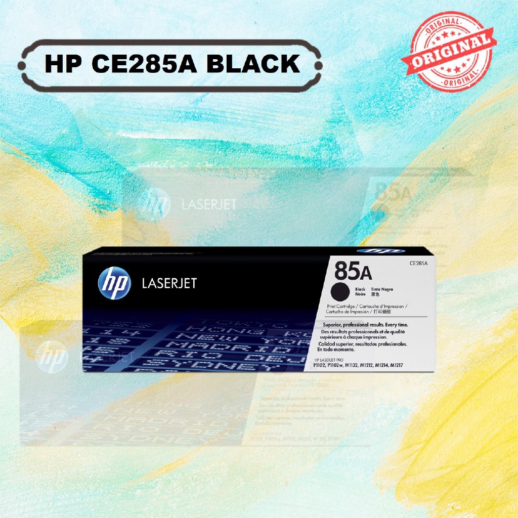 HP GENUINE Original CE285A / CE 285A / 285A - 85A - (Toner Black ...