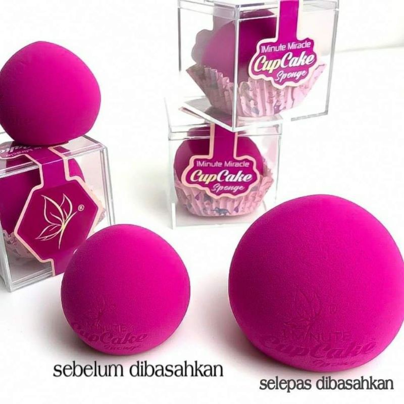 1 Minute Miracle Cupcake Sponge Shopee Malaysia