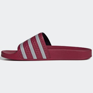 adidas adilette maroon