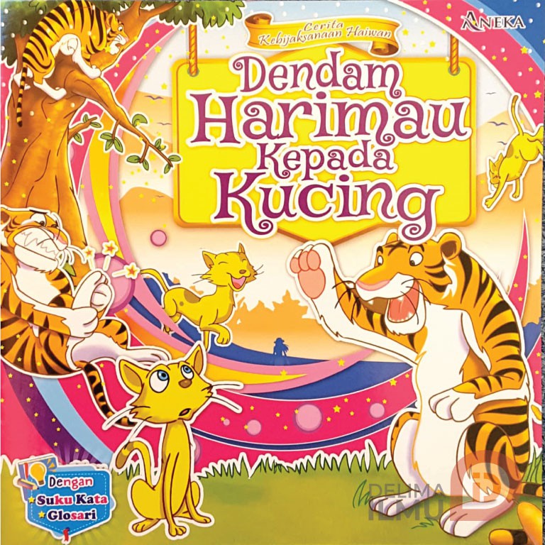 Buku Cerita Kanak-kanak - Dendam Harimau Kepada Kucing  Shopee 