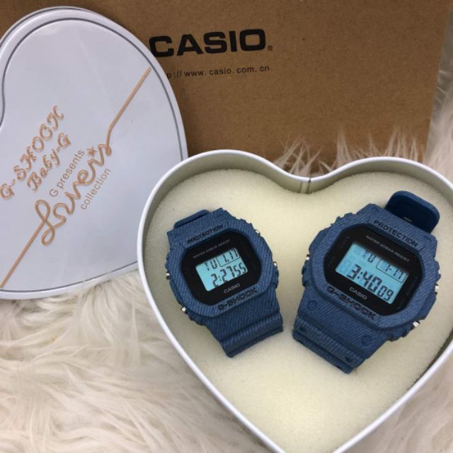 g shock square blue