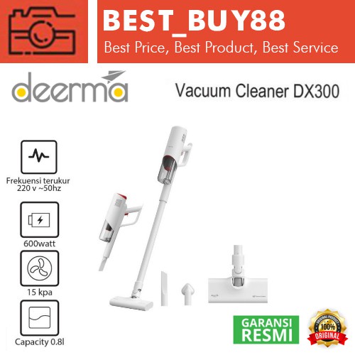Deerma DX300 Handheld Vacuum Cleaner Pembersih Vakum Mudah Alih (15kPa)