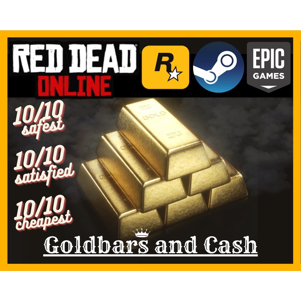 [PC] Red Dead Online Gold bar Service Gold Money RDO Cheapest