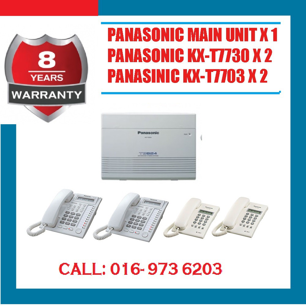 PANASONIC KXTES 824ML PABX KEYPHONE SYSTEM ( 2 YEARS WARRANTY