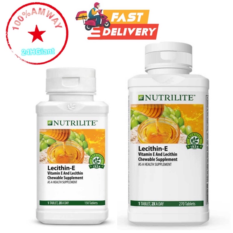 Amway Nutrilite Lecithin E 150 Tab270tab Shopee Malaysia