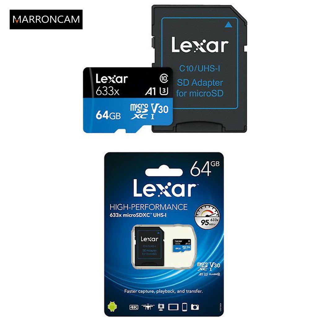 Lexar High Performance 633x 64gb Microsdxc Uhs I Memory Card Shopee Malaysia