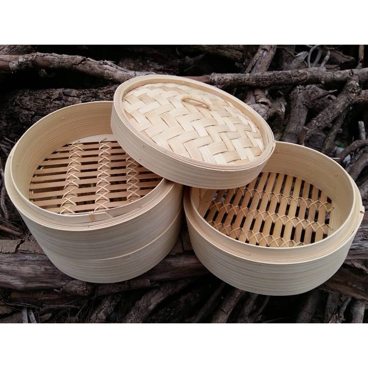 Bamboo Steamer / Dim Sum Steamer / Bamboo Steam Lid / Bamboo Steam