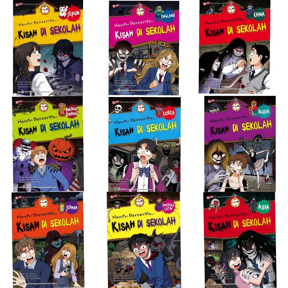 Buy Komik Siri Hantu Bercerita Kisah Di Sekolah Siri 1 9 Ready Stock Seetracker Malaysia