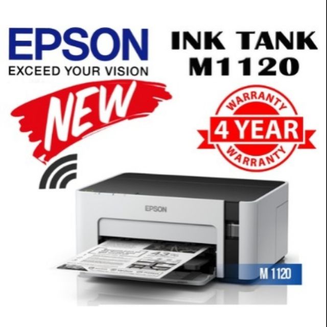 Epson EcoTank Monochrome M1120 Wi-Fi Ink Tank Printer. SIMILAR M200 ...