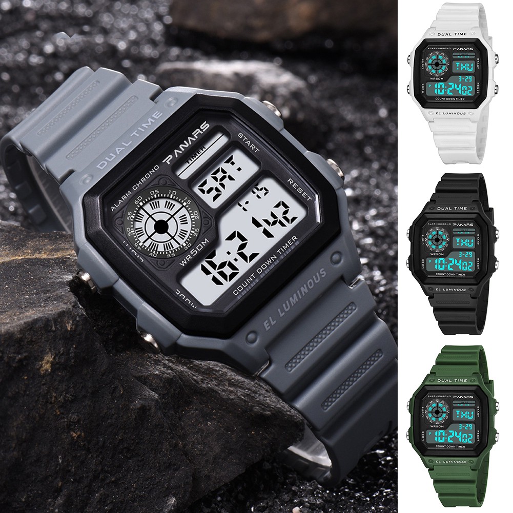el luminous watch dual time