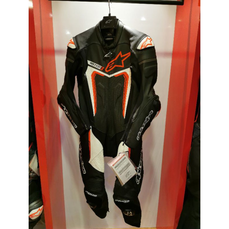 Alpinestars Motegi V3 1 Piece Leather Racing Full Suit 100 Original Shopee Malaysia