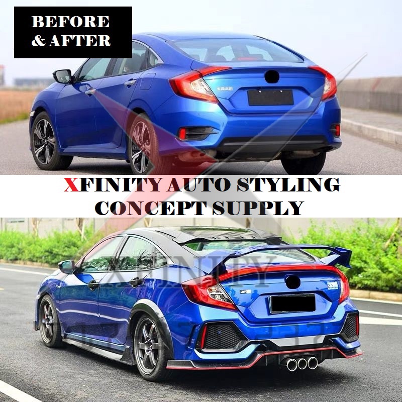 HONDA CIVIC FC CONVERT TYPE R BODYKITS FULL SET (READY STOCK) Shopee Malaysia