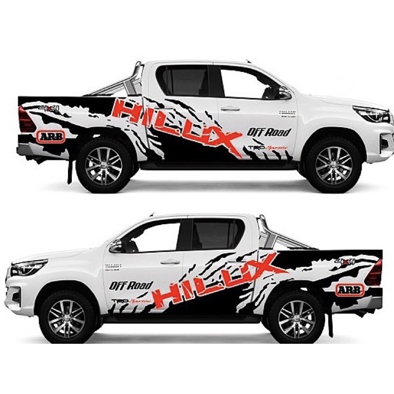 Ready Stock S310 Toyota Hilux Car Body Vinyl Decal Sticker Shopee