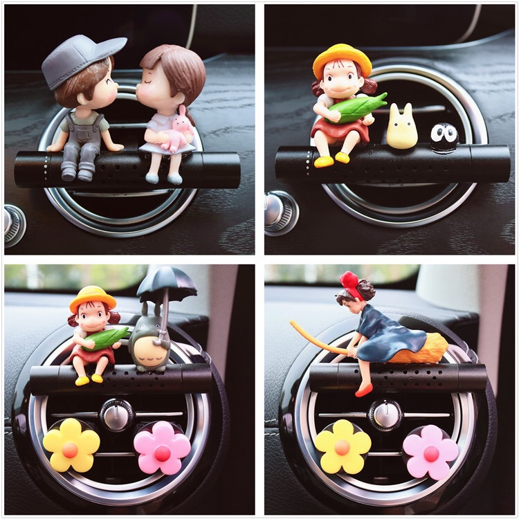 Cartoon Totoro Lovely Air Freshener Clip Car Styling Perfume Air Condition Vent Outlet Clip