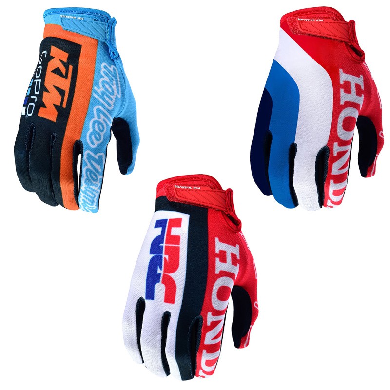 POPWHEELIES TLD Cycling Race Air Mesh Motocross Gloves Dirt Bike BMX MTB Motorcycle Sports Dirtpaw Glove