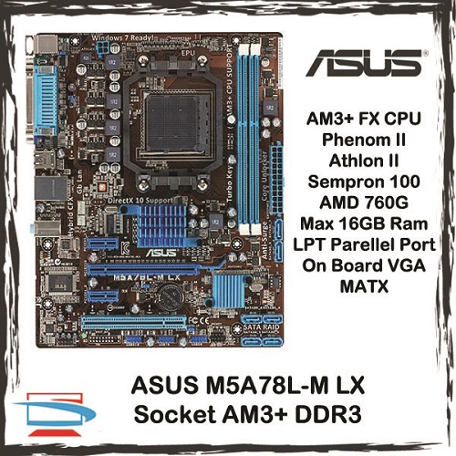 Asus m5a78l m lx3 нет изображения