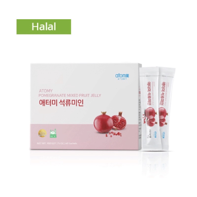 Atomy pomegranate mixed fruit jelly shopee malaysia