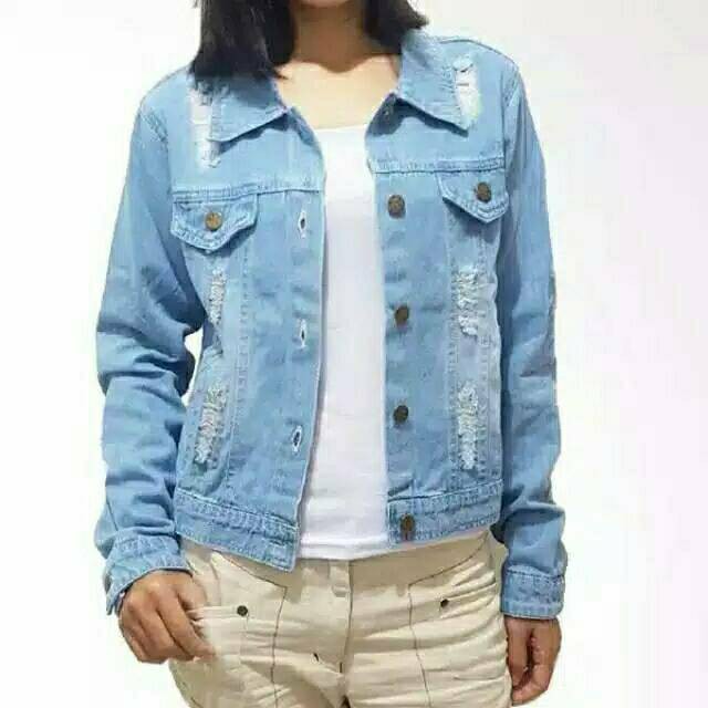 ripped jeans and jacket